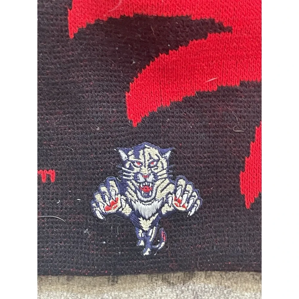 VTG 90s Logoathletic Shark tooth Florida Panthers Beanie Rare